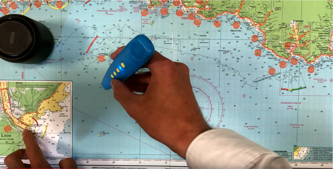 Talking menus for VI's